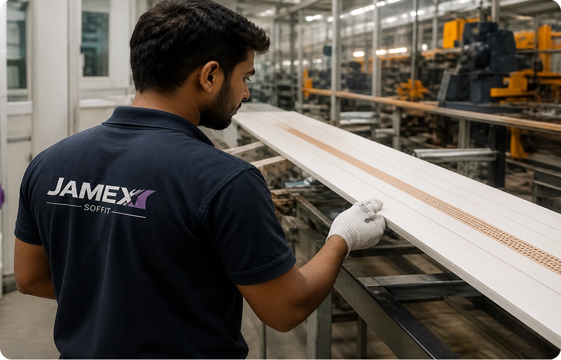 Every Jamex panel checked against strict quality standards before dispatch